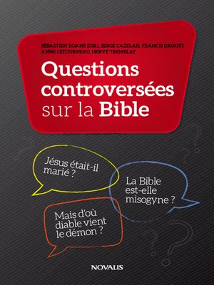 cover image of Questions controversées sur la Bible